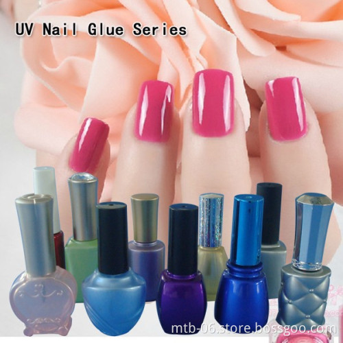 Soak off UV Color Nail glue